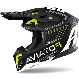 Aıroh Aviator 3 Primal Yellow Matt Kask