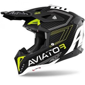 Aıroh Aviator 3 Primal Yellow Matt Kask