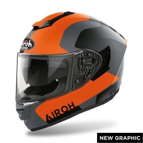 Aıroh ST.501 Dock Orange Matt Kask