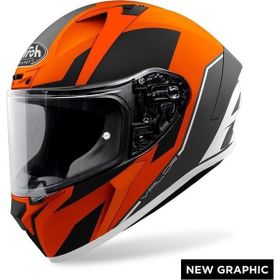 Aıroh Valor Wıngs Orange Matt Kask