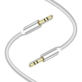 Airstorr Aux 3.5 mm Jack Girişli Örgü Ses Aktarım Kablosu Telefon Hoparlör Araç Aksesuarı