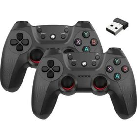 Airstorr Joystick Gamepad Çiftli Tv Pc Uyumlu 2.4g Gamepad Double Joystick Doungle Siyah Oyun Konsolu