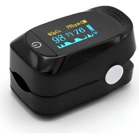 Airstorr Siyah Sesli Parmak Tipi Pulse Oksimetre
