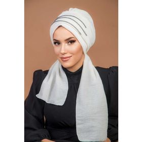 Aişe Tesettür Siyah Atkılı Bone