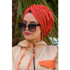 Aişe Tesettür Siyah Ponpon Tokalı Bone