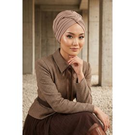 Aisha's Design B-1 Vizon Büzgülü Penye Bone
