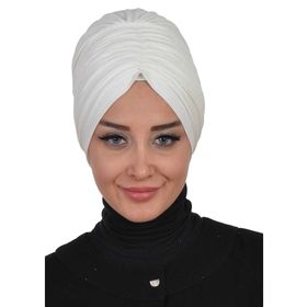 Aisha's Design B-13 Krem Pileli Penye Bone