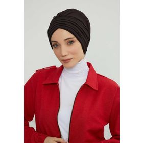 Aisha's Design B-13 Siyah Pileli Penye Bone
