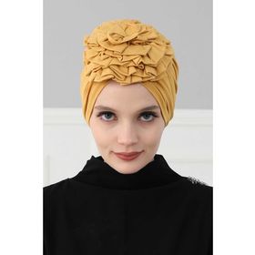 Aisha's Design B-21 Hardal Güllü Penye Bone
