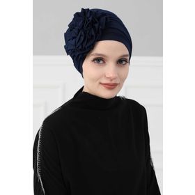 Aisha's Design B-21 Lacivert Güllü Penye Bone