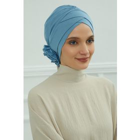 Aisha's Design B-26 Saks Mavisi Çapraz Güllü Bone