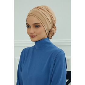 Aisha's Design B-26 Saks Mavisi Çapraz Güllü Bone