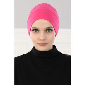Aisha's Design B-35 Fuşya Bere Model Tesettür Bone