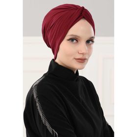Aisha's Design B-4 Bordo Mihrace Penye Bone
