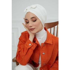 Aisha's Design B-7 Önden Fiyonklu Bone,Kırmızı,