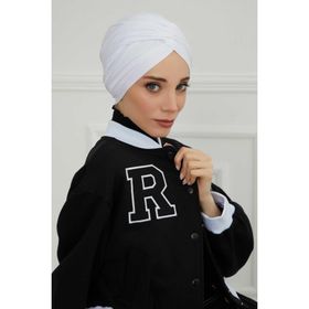 Aisha's Design B-9 Beyaz Tesettür Bone