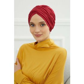 Aisha's Design B-9 Bordo Tesettür Bone
