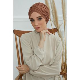 Aisha's Design B-9 Koyu Kahverengi Tesettür Bone