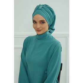 Aisha's Design HT-90 Mint Yeşili Aerobin Kumaş Hazır Türban