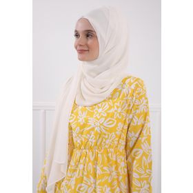 Aisha's Design PS-11 Kahverengi Klasik Tasarım Pratik Şifon Şal