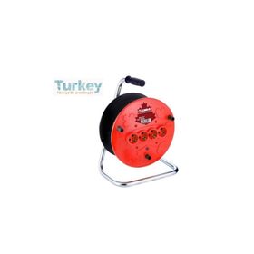 Aiwa 20 m Taşınabilir Extra 4'lü Elektrik Seyyar Makaralı Uzatma Kablo