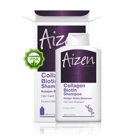 Aizen Collagen Biotin Shampoo 400 ml Kolajen Biotin Şampuanı