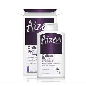 Aizen Cosmetic Kolajen Biotin Uzatma Saç Kökleri Canlılık 400 ml Şampuan