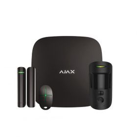 Ajax Starter Hub Kit Siyah Keypadsiz Kablosuz Alarm Seti