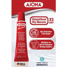 Ajona Stomatikum 3x25 ml Diş Macunu