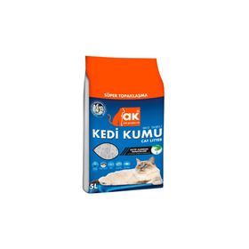 Ak Aktif Karbon ve Fresh Kokulu 5 lt Kedi Kumu
