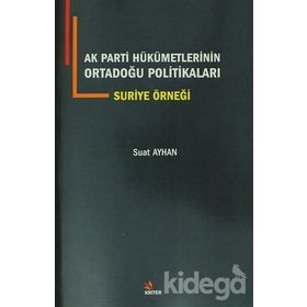 AK Parti Hükümetlerinin Ortadoğu Politikaları Suriye Örneği - Suat Ayhan