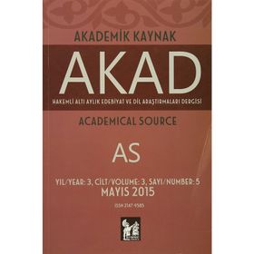 Akad Akademik Kaynak Dergisi Sayı: 5 - Kolektif