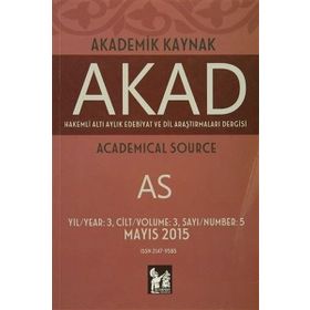 Akad Akademik Kaynak Dergisi Sayı: 5 - Kolektif