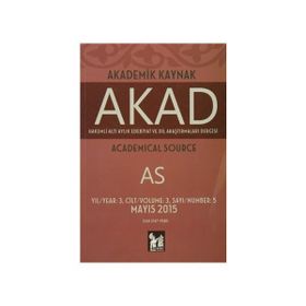 Akad Akademik Kaynak Dergisi Sayı: 5 - Kolektif