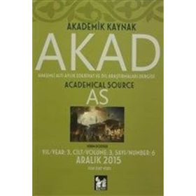 Akad Dergisi Sayı: 6 - Kolektif