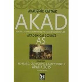 Akad Dergisi Sayı: 6 - Kolektif