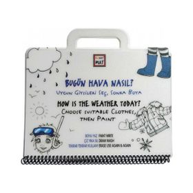 Akademi Çocuk 1164 19x26cm Bugün Hava Nasıl? Funny Mat Mini Set