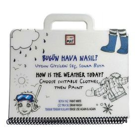 Akademi Çocuk 1164 19x26cm Bugün Hava Nasıl? Funny Mat Mini Set