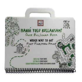 Akademi Çocuk 1165 19x26cm Hangi Yolu Kullansam? Funny Mat Mini Set