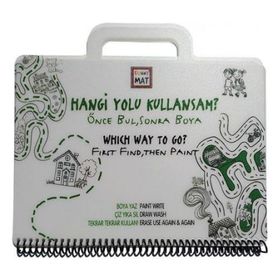 Akademi Çocuk 1165 19x26cm Hangi Yolu Kullansam? Funny Mat Mini Set