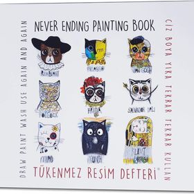 Akademi Çocuk 3012 25x35 cm 1 Ressam Kediler Tükenmez Resim Defteri
