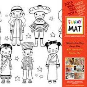 Akademi Çocuk Dünya Çocukları Funny Mat Çalışma Masası