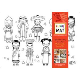 Akademi Çocuk Dünya Çocukları Funny Mat Çalışma Masası