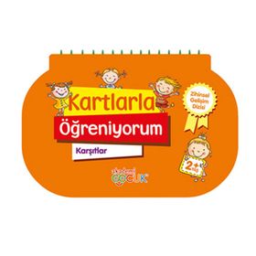 Akademi Çocuk Karşıtlar Kartlarla Öğreniyorum