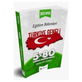 Akademi Denizi Kpss Eğitim Bilimleri Türkiye Geneli 5x80 Fasikül Deneme Sınavı