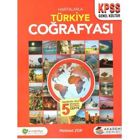 Akademi Denizi KPSS Haritalarla Türkiye Coğrafyası