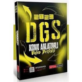Akademi Yayıncılık 2023 DGS Video Destekli Konu Anlatımlı Pegem