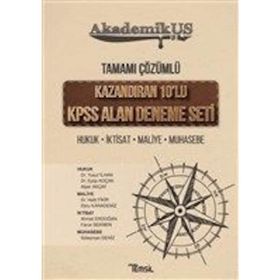 AkademikUS KPSS A Grubu Alan Kazandıran 10 Deneme Çözümlü - Temsil Yayınları