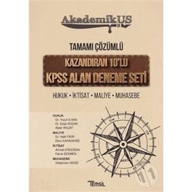 AkademikUS KPSS A Grubu Alan Kazandıran 10 Deneme Çözümlü - Temsil Yayınları