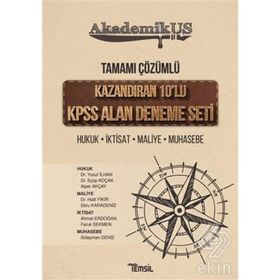 AkademikUS KPSS A Grubu Alan Kazandıran 10 Deneme Çözümlü - Temsil Yayınları